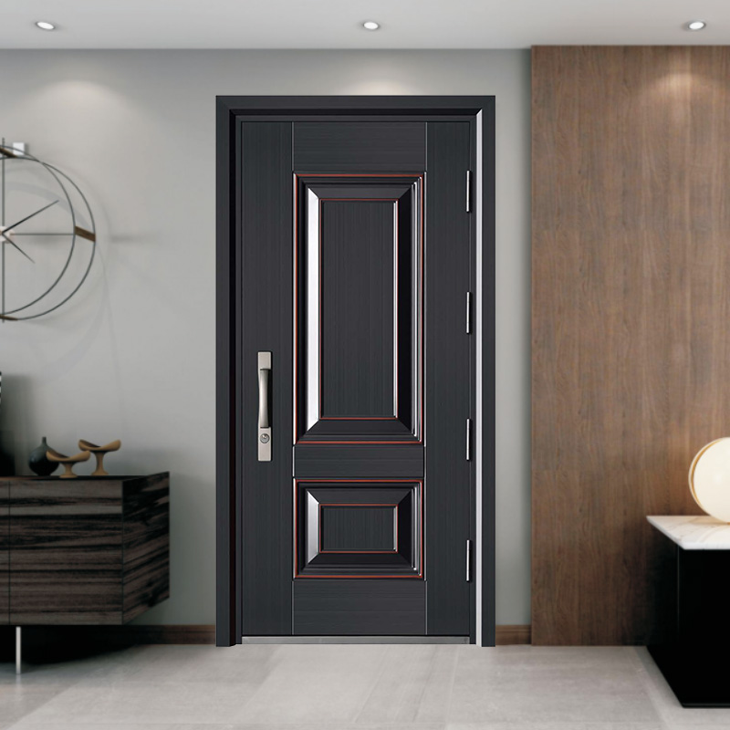 Bakır Renkli Tek Açılım UV Dayanımlı Çelik Ön Kapı Modern Ev Güvenliğini ve Estetiğini Nasıl Yeniden Tanımlıyor?